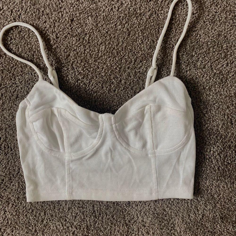 Princess Polly Harriette Top White, Size US 4